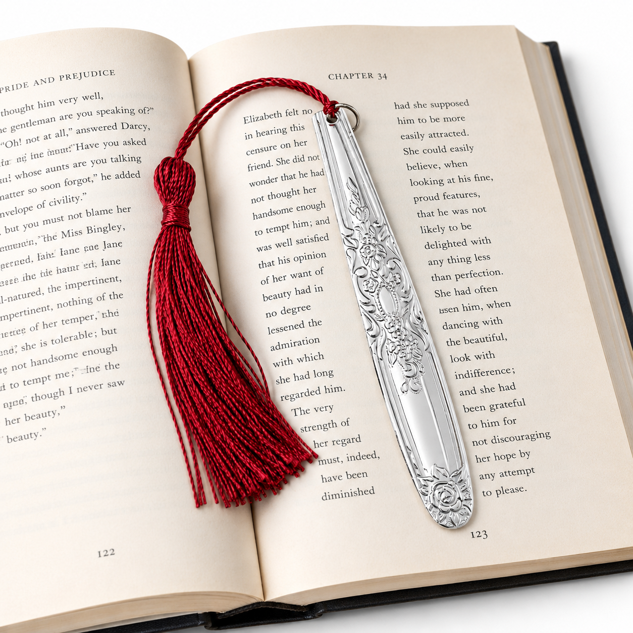 Vintage Art Nouveau Bookmark | Handcrafted from Vintage Cutlery