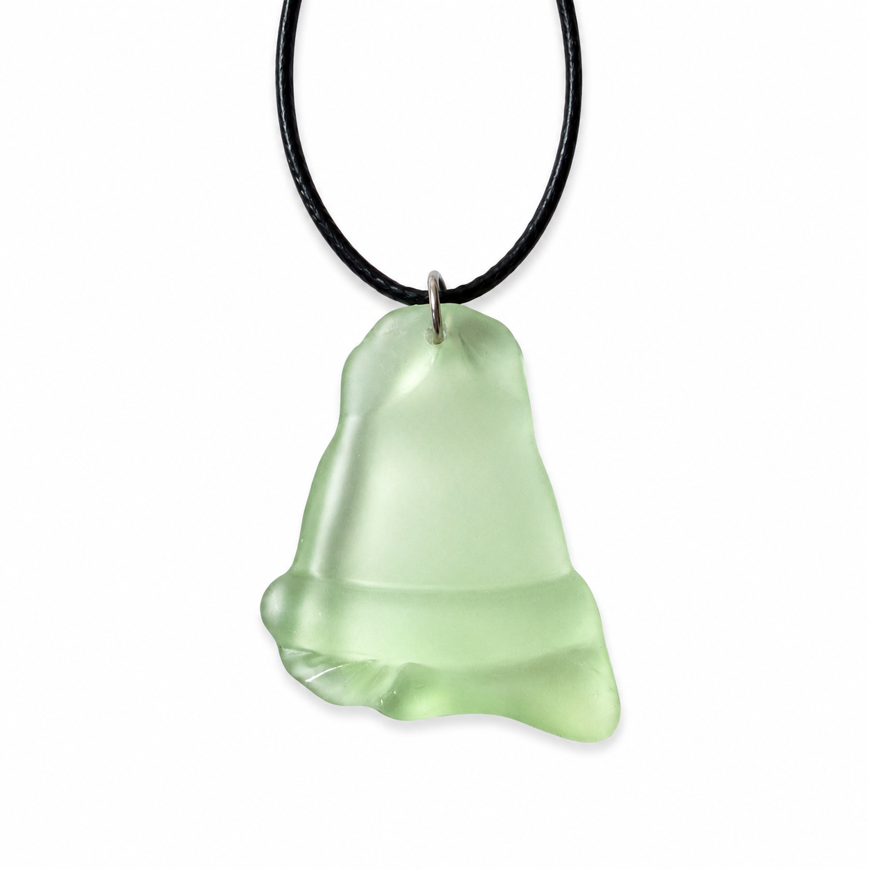 Victorian Uranium Glass Pendant Necklace | Handcrafted Reclaimed Uranium Glass Jewellery
