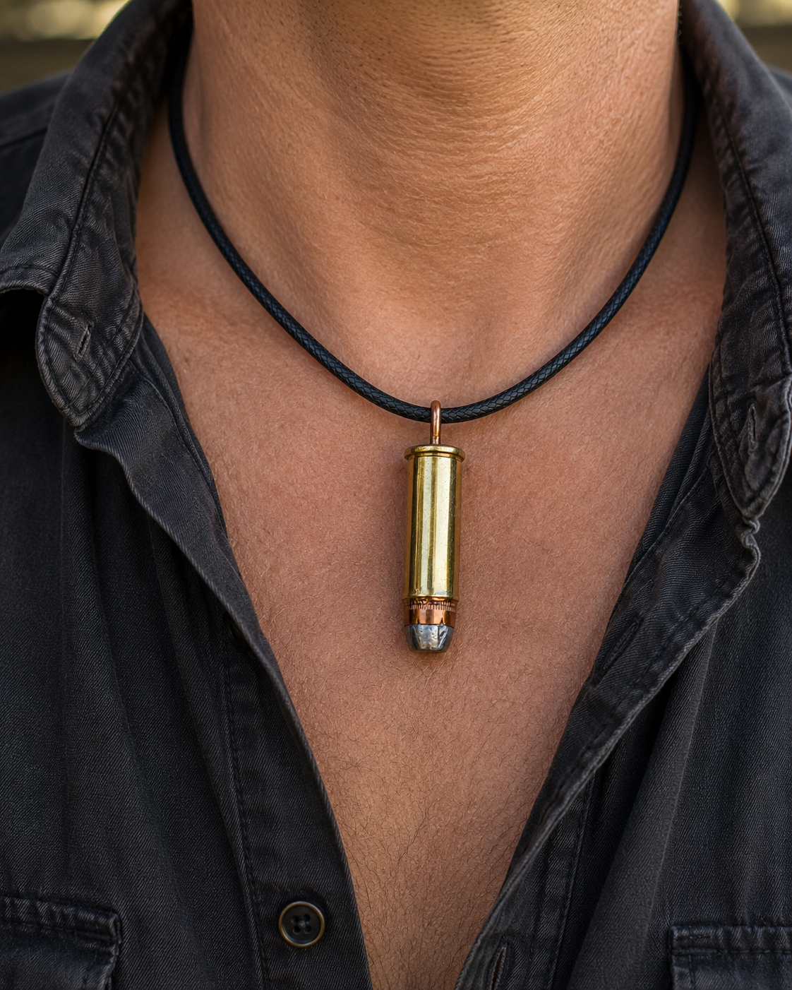Frontier Bullet Pendant | Vintage Cartridge Necklace