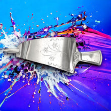 Load image into Gallery viewer, Fabulous upcycled Celtic style silver plated hair clip barette