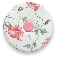 Load image into Gallery viewer, Upcycled double sided round padded playing card holder for kids or adults VINTAGE TEDDIES