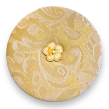 Load image into Gallery viewer, Upcycled double sided round padded playing card holder for kids or adults PASTEL RAINBOW