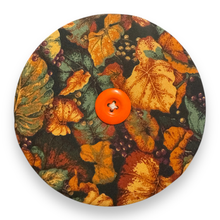 Load image into Gallery viewer, Upcycled double sided round padded playing card holder for kids or adults DIGGERS