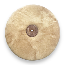 Load image into Gallery viewer, Upcycled double sided round padded playing card holder for kids or adults CLASSY VINTAGE