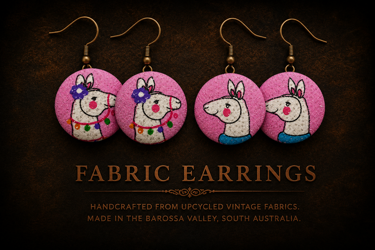 Textile Earrings