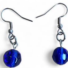 Load image into Gallery viewer, Upcycled repurposed beautiful vintage glass bead earrings
