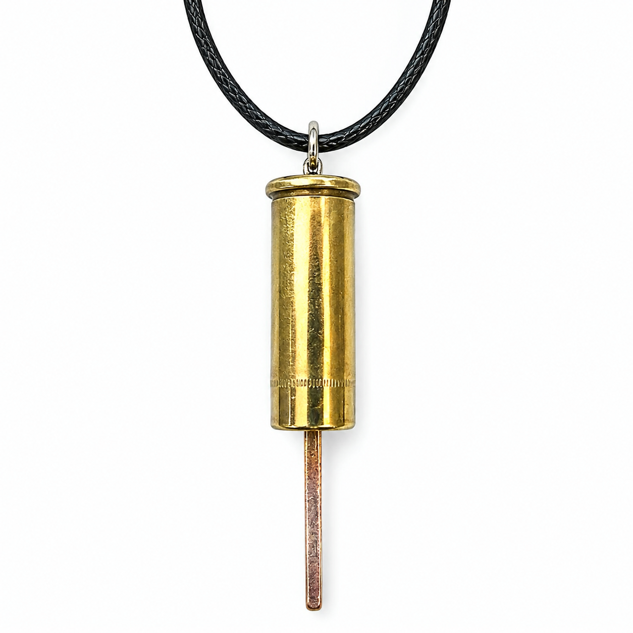 Frontier Pendant | Vintage Cartridge & Fork Tine Detail