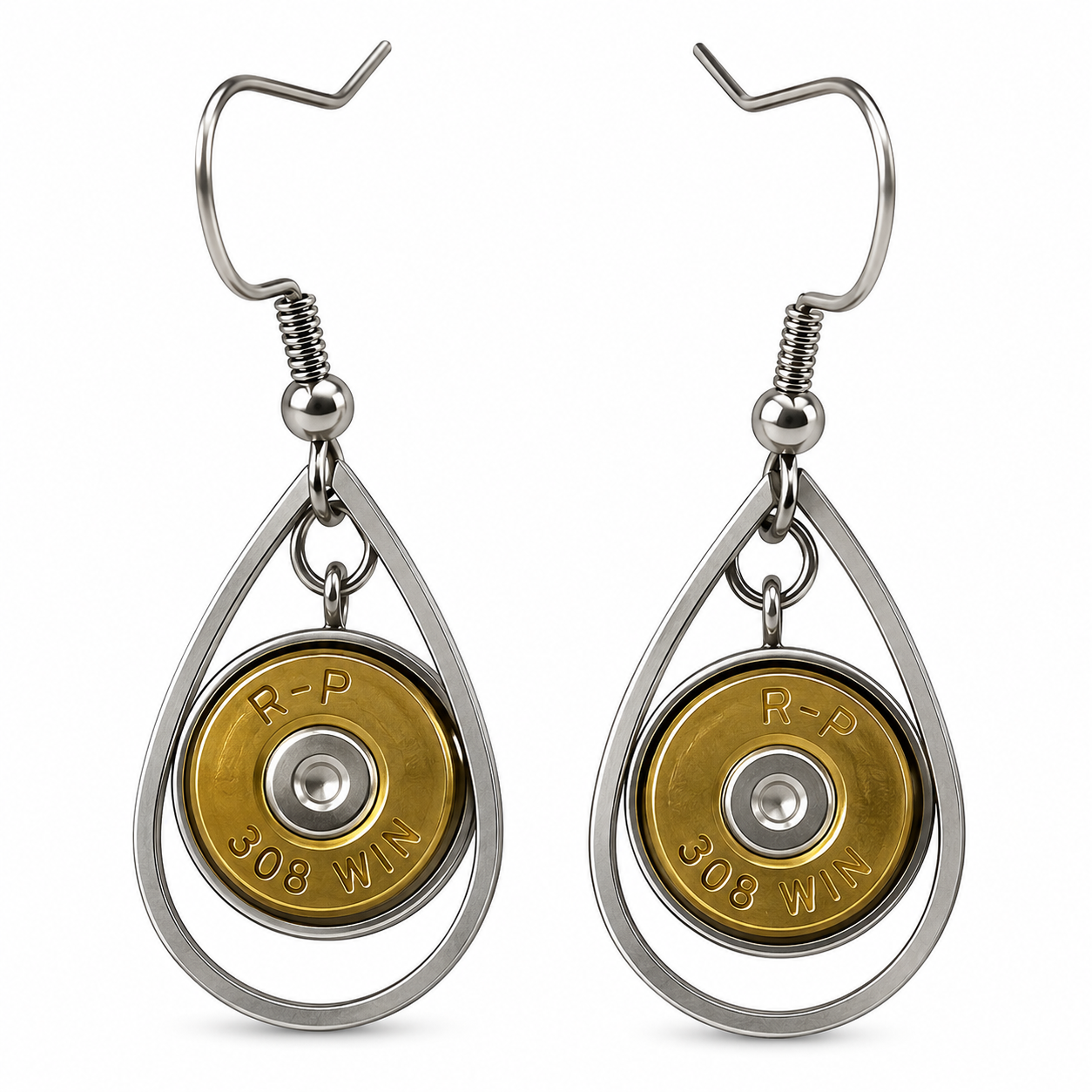 Frontier Earrings | Vintage Cartridge Case Jewellery
