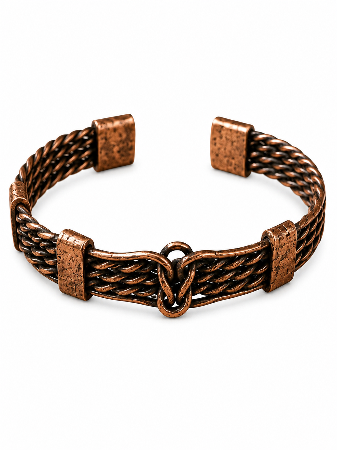 Twisted Copper Wire Bracelet | Handcrafted Reclaimed Copper Jewellery