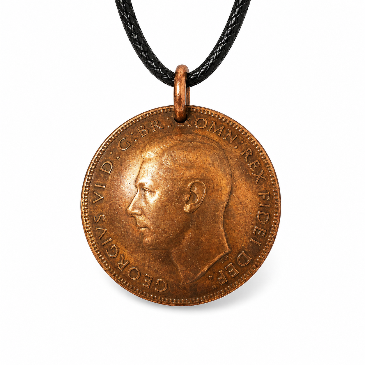 1952 Australian Penny Pendant Necklace | Double-Sided Vintage Coin Jewellery