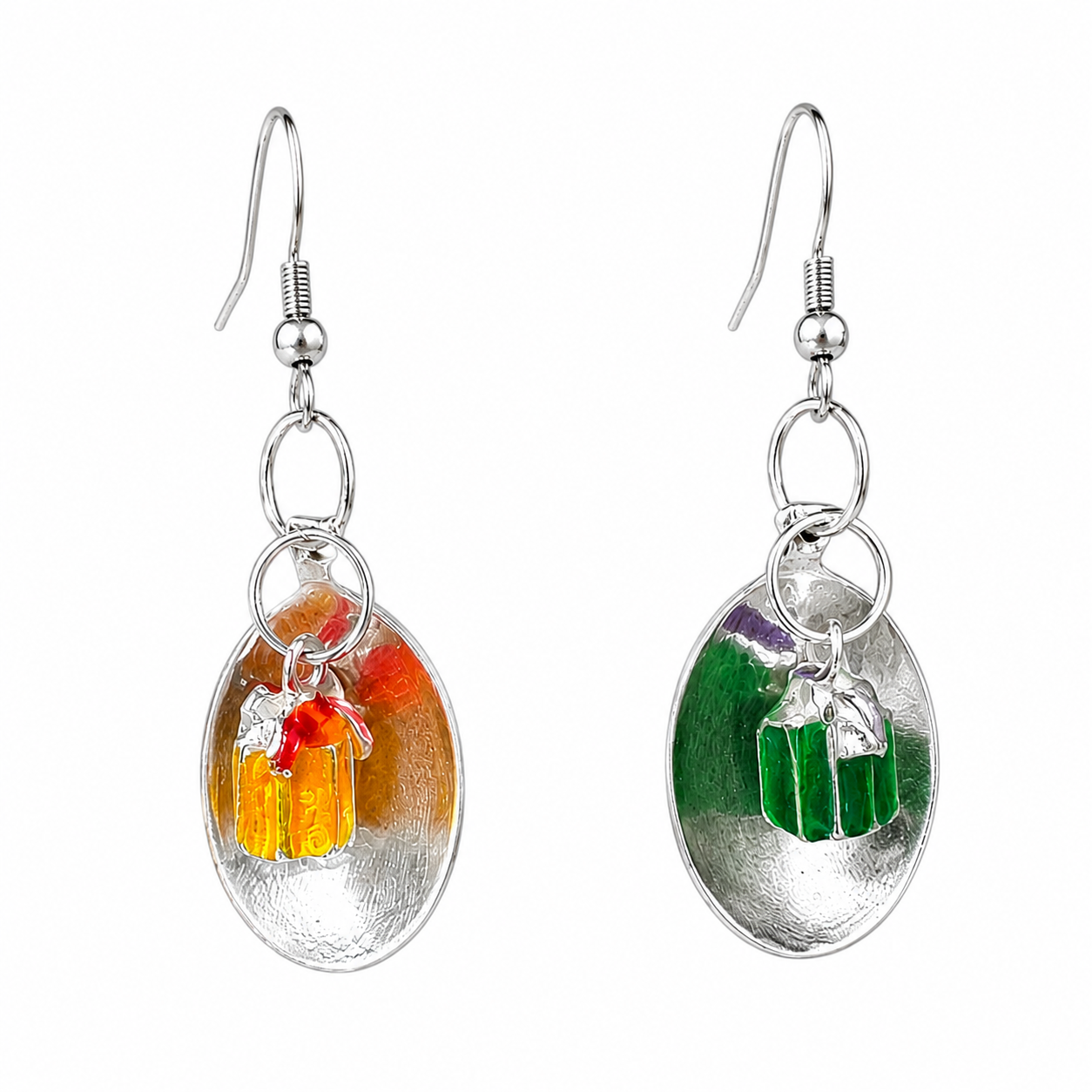 Christmas Gift Earrings | Handcrafted Reclaimed Jewellery
