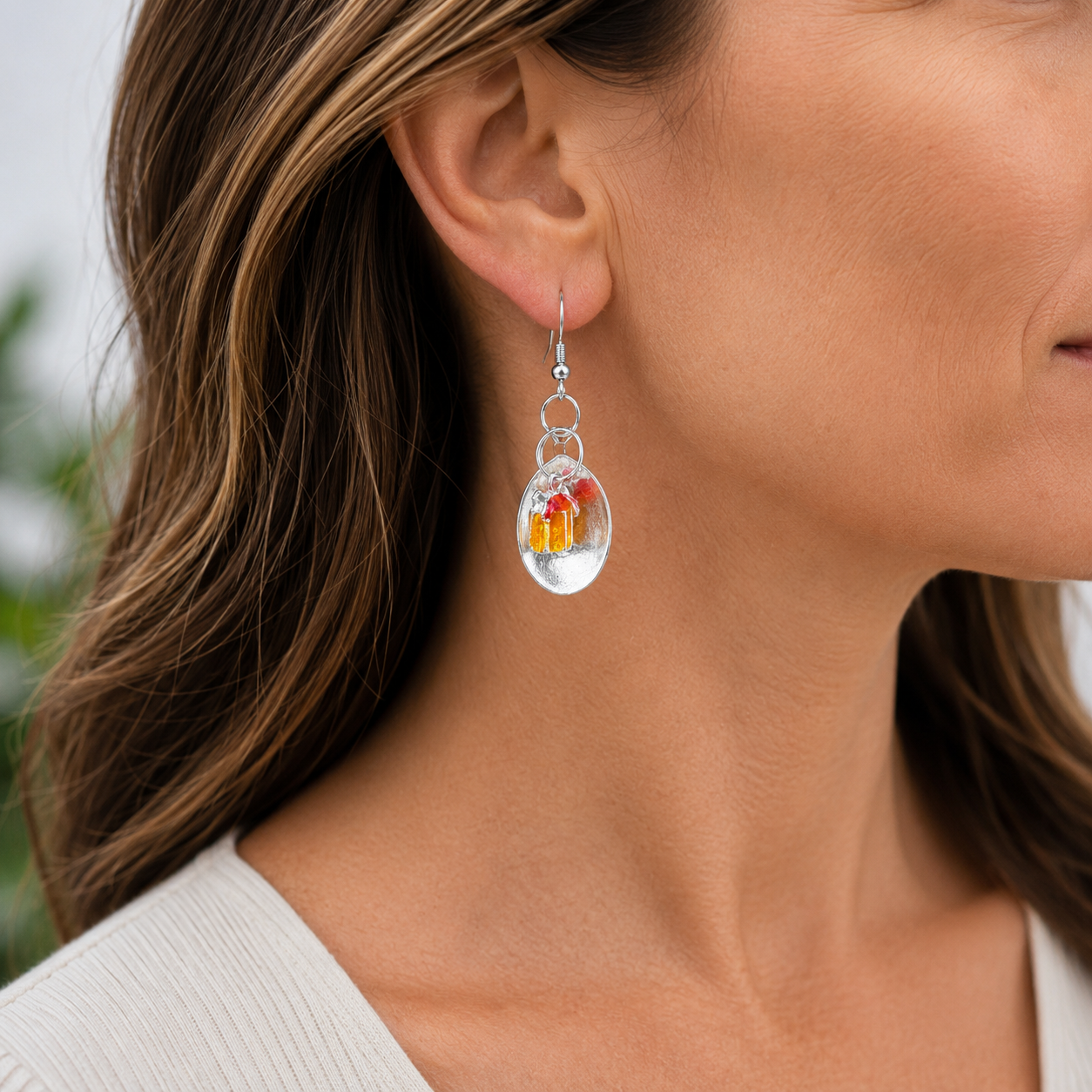 Christmas Gift Earrings | Handcrafted Reclaimed Jewellery