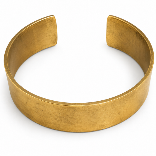 WWI Cartridge Case Brass Cuff Bracelet | Handcrafted Reclaimed Brass Jewellery