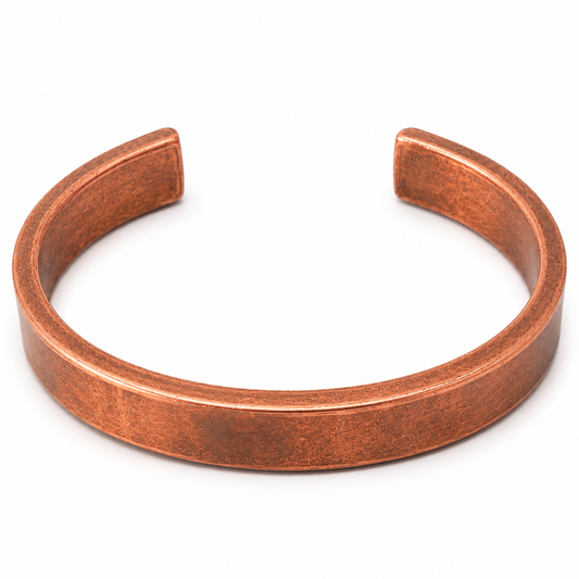 Solid Copper Cuff Bracelet | Handcrafted Reclaimed Copper Jewellery