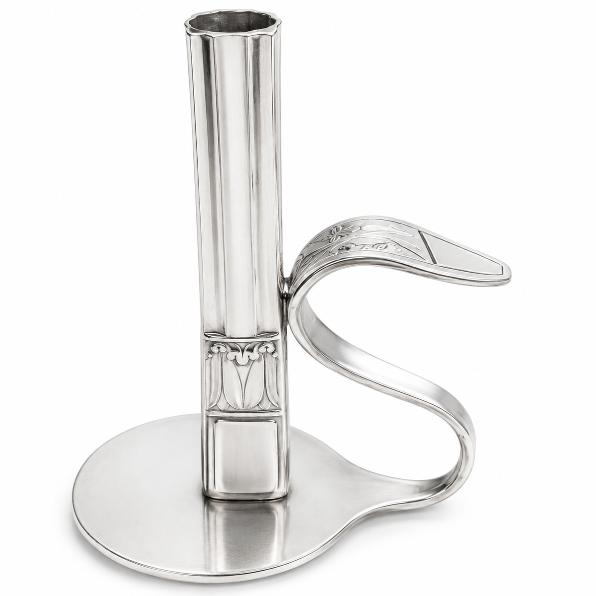 Victorian Silver Plate Bud Vase | Handcrafted Reclaimed Home Décor
