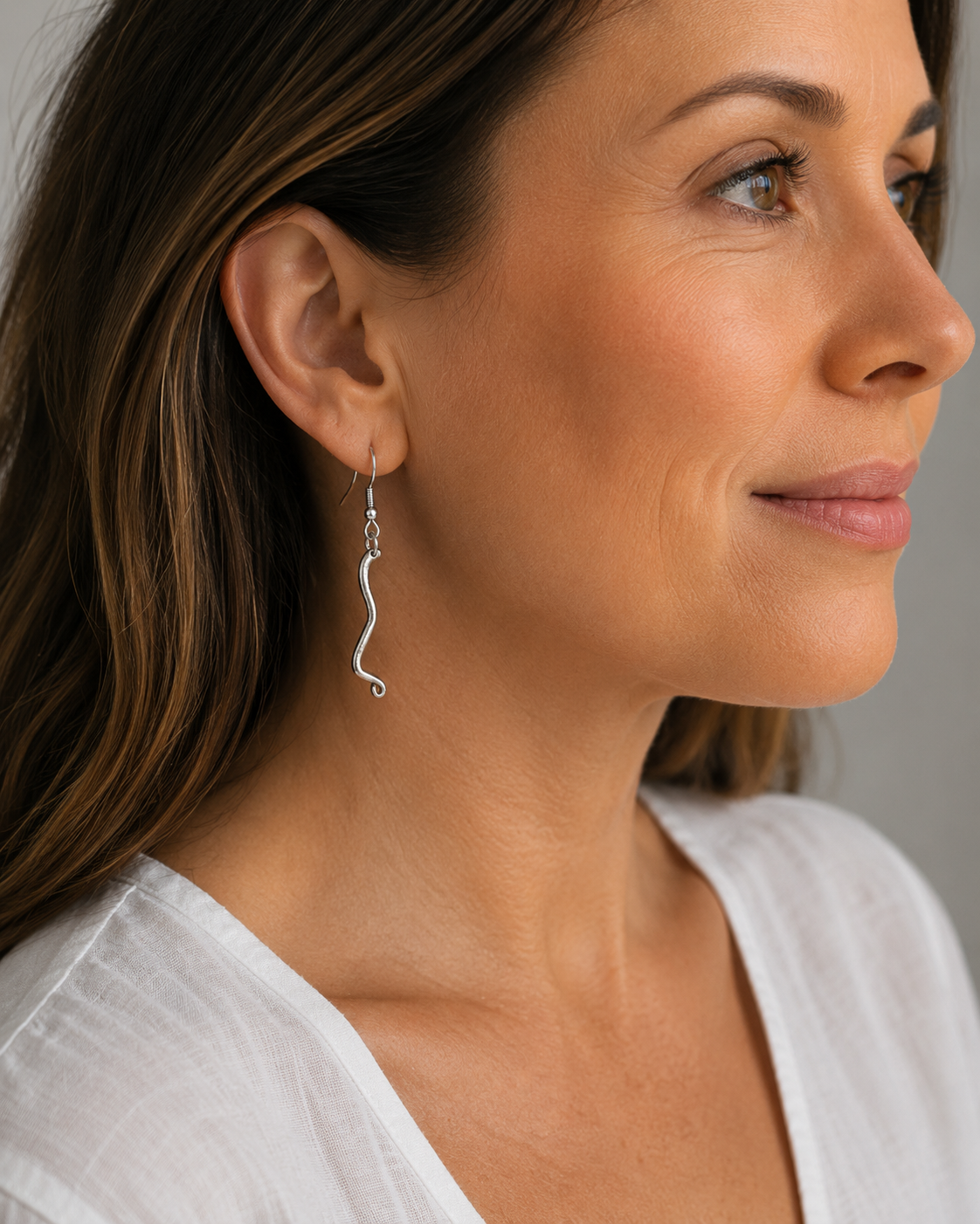 Fork Tine Earrings | Handcrafted Reclaimed Silver Plated Jewellery