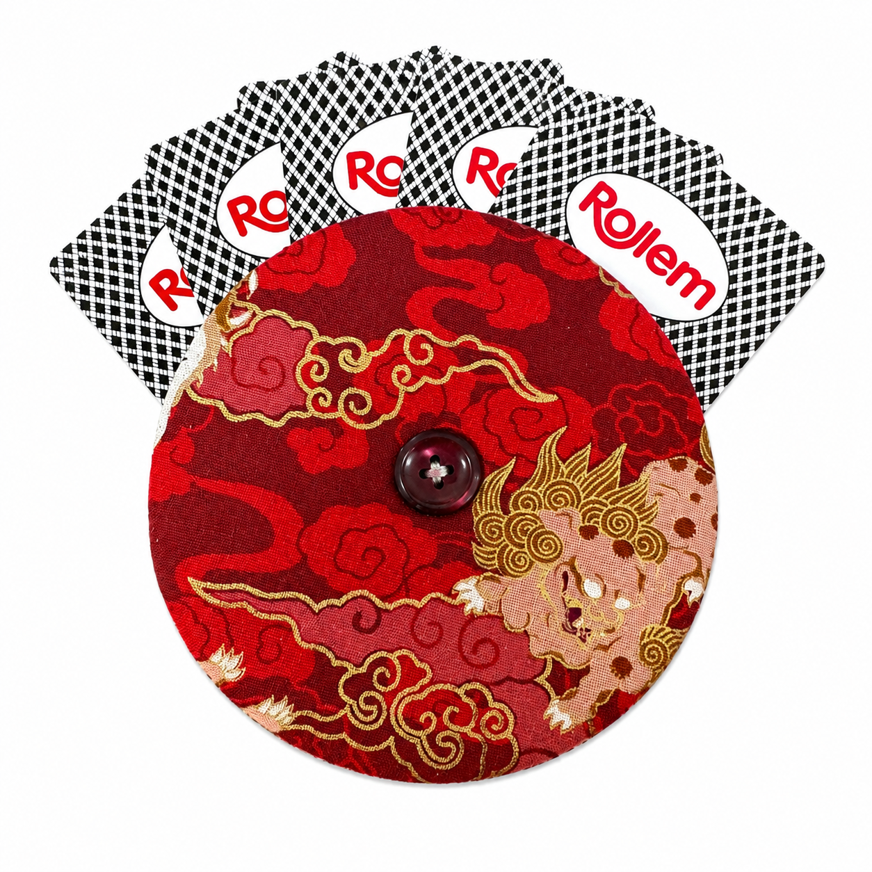 Reversible 1920s style Card Holder | Handcrafted Reclaimed Fabric Card Game Accessory (Copy) (Copy)