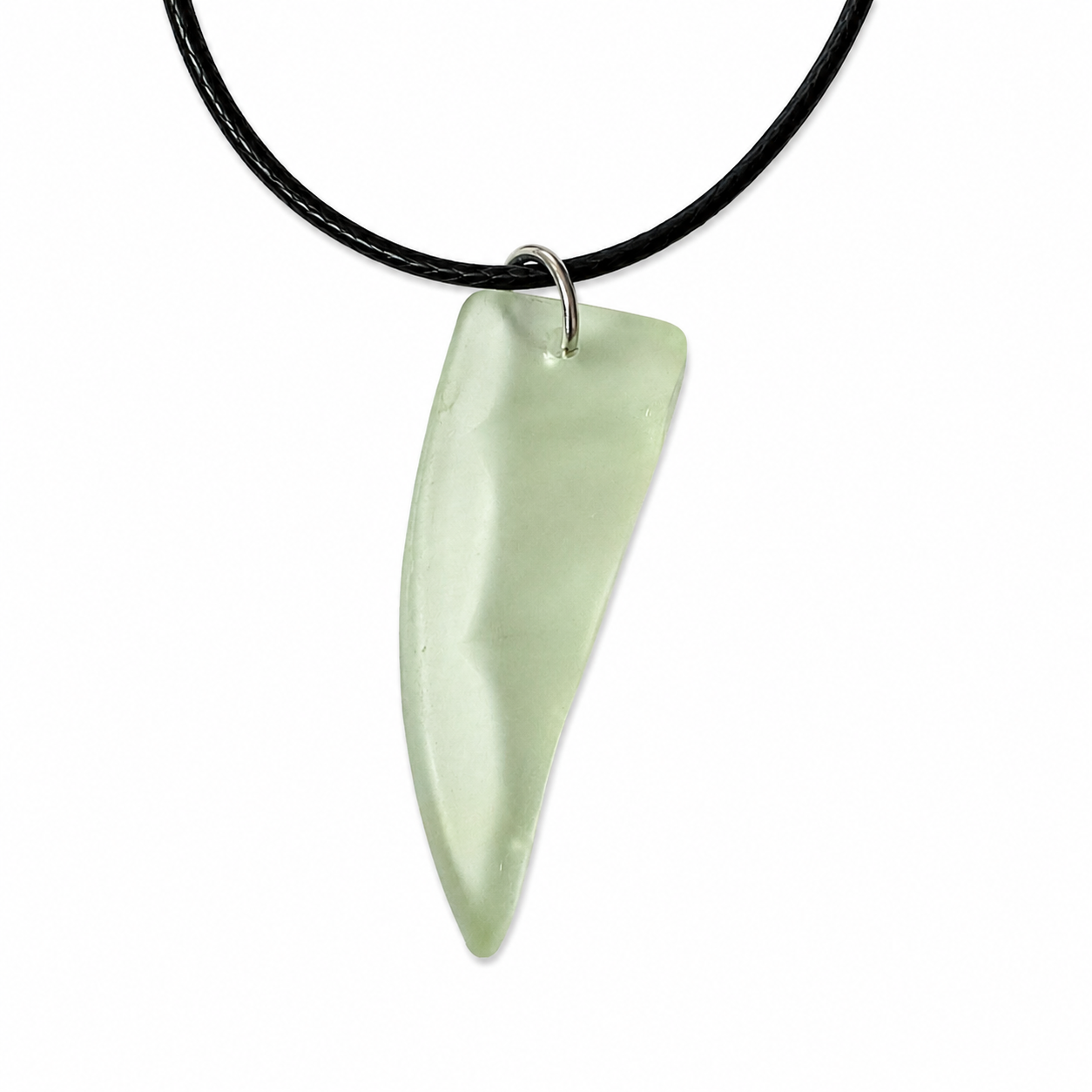 Victorian Uranium Glass Pendant Necklace | Handcrafted Reclaimed Uranium Glass Jewellery