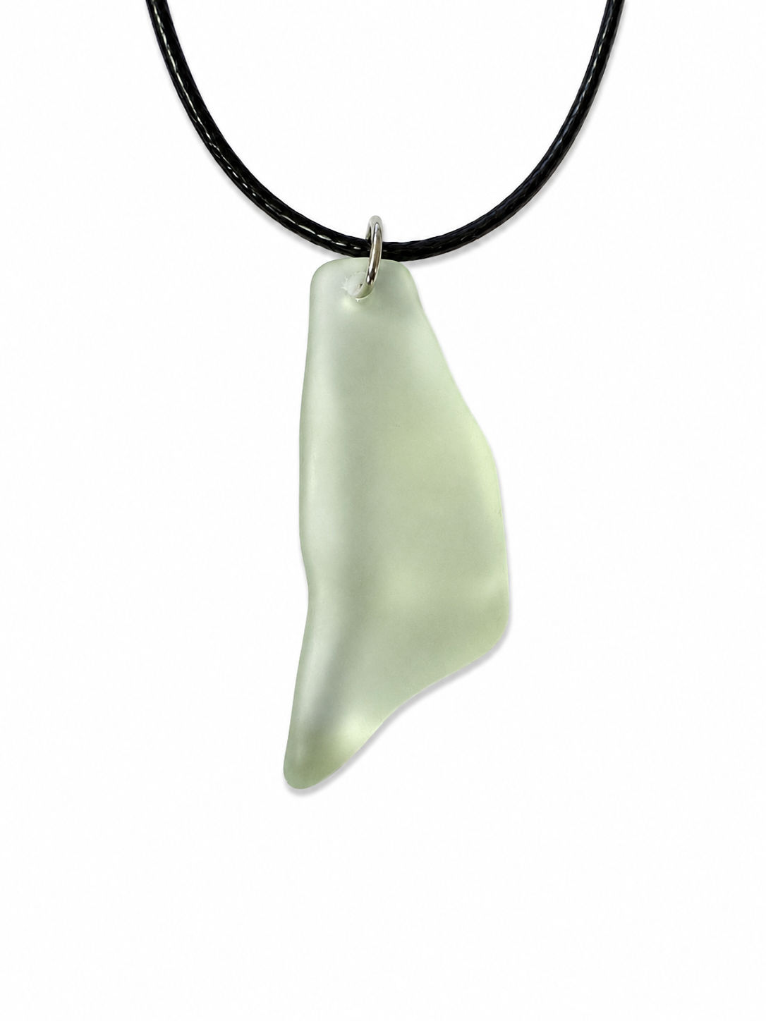 Victorian Uranium Glass Pendant Necklace | Handcrafted Reclaimed Uranium Glass Jewellery