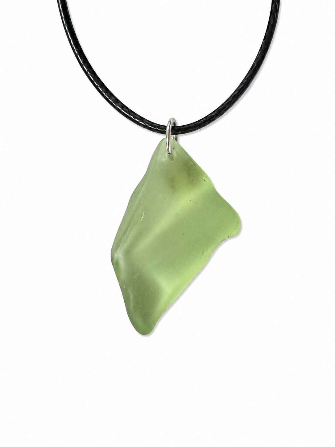 Victorian Uranium Glass Pendant Necklace | Handcrafted Reclaimed Uranium Glass Jewellery