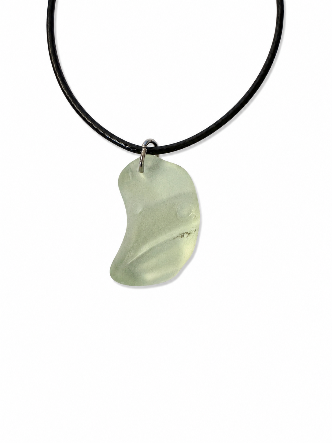 Victorian Uranium Glass Pendant Necklace | Handcrafted Reclaimed Uranium Glass Jewellery
