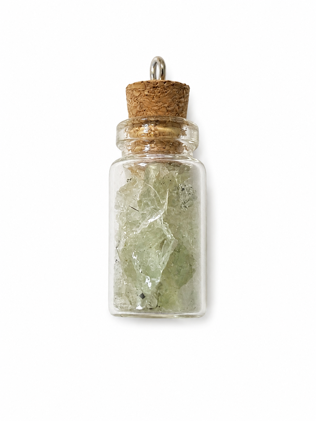 Uranium Glass Vial Pendant Necklace | Handcrafted Reclaimed Uranium Glass Jewellery