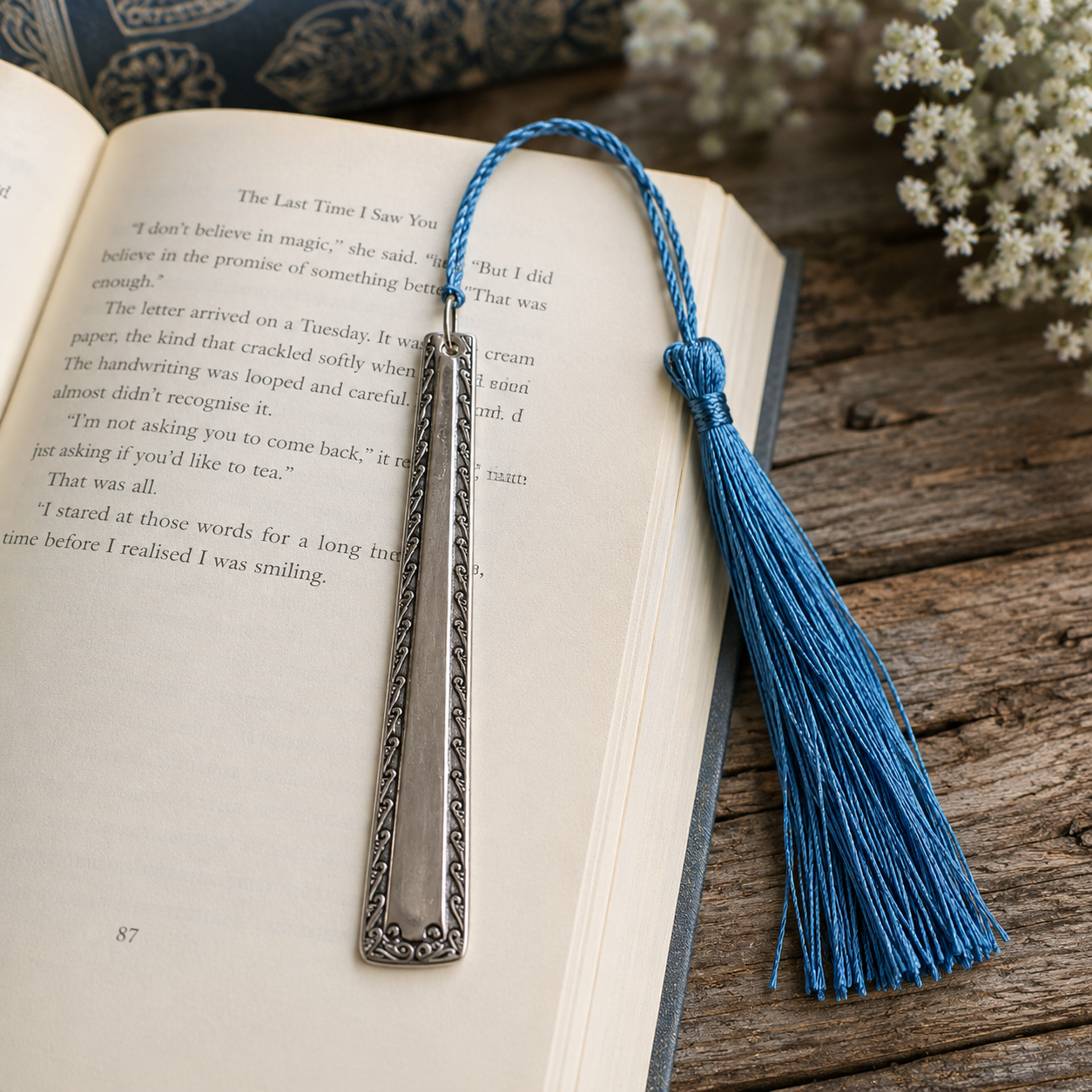 Vintage Art Deco Pattern Bookmark | Handcrafted from Vintage Cutlery