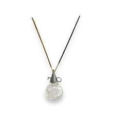 Load image into Gallery viewer, Gorgeous and unique upcycled silver plate and crystal incense stick holder

