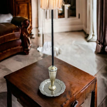 Load image into Gallery viewer, Gorgeous and unique upcycled small silver plate incense stick holder

