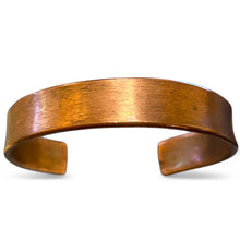 Load image into Gallery viewer, Upcycled and repurposed solid copper bracelet
